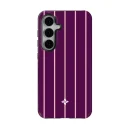 Blackberry Pinstripe - Samsung Galaxy S24 Case