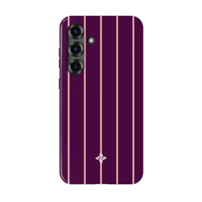 Blackberry Pinstripe - Samsung Galaxy S25 Plus Case