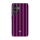 Blackberry Pinstripe - Samsung Galaxy S25 Ultra Case