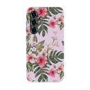 Pink Plumeria – Samsung Galaxy S25 Case