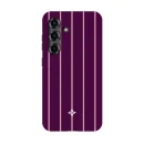 Blackberry Pinstripe - Samsung Galaxy S25 Case