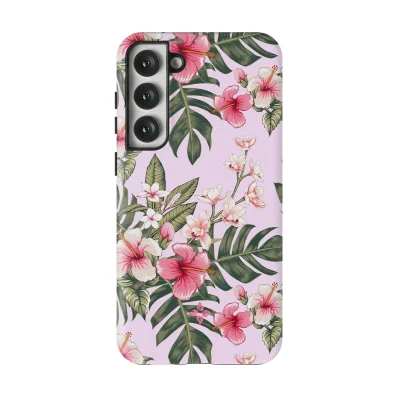 Pink Plumeria – Samsung Galaxy S23 Plus Case